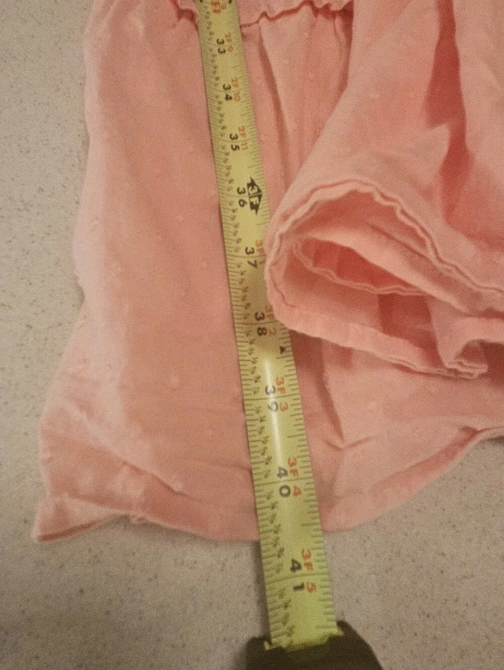 Gap Kids SZ XXL Peach Sundress Swiss Dot Lined Shirred Back Midi‎ Length